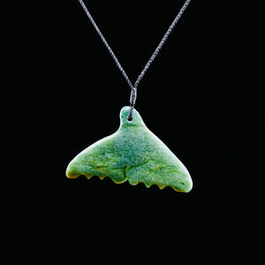 Pounamu Tohora -  Whale Tail Pendant