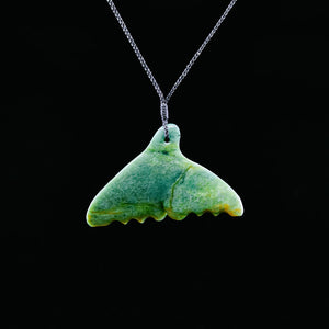 Pounamu Tohora -  Whale Tail Pendant