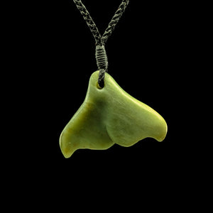 Inanga Pounamu Tohora - NZ Jade Whale Tail Pendant