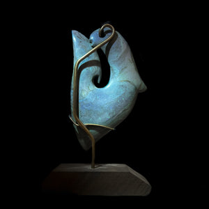 Matangongore Hei Matau - Australian Opal Hook Sculpture